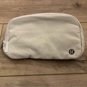 NWT Lululemon Everywhere Belt Bag in White opal. Standard size
